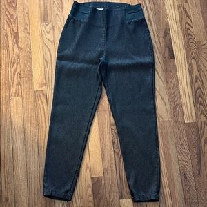 Maurices Black Patterned Ankle Jeans